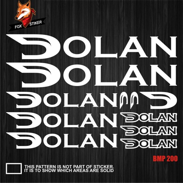 Bicycle Frame Decal Stickers  DOLAN-01
